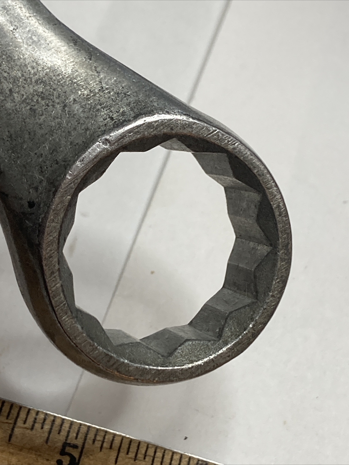 Vintage HP Blue Line 1-1/8″ Combination Wrench 12 Point 15″ Long CW-36 Nice