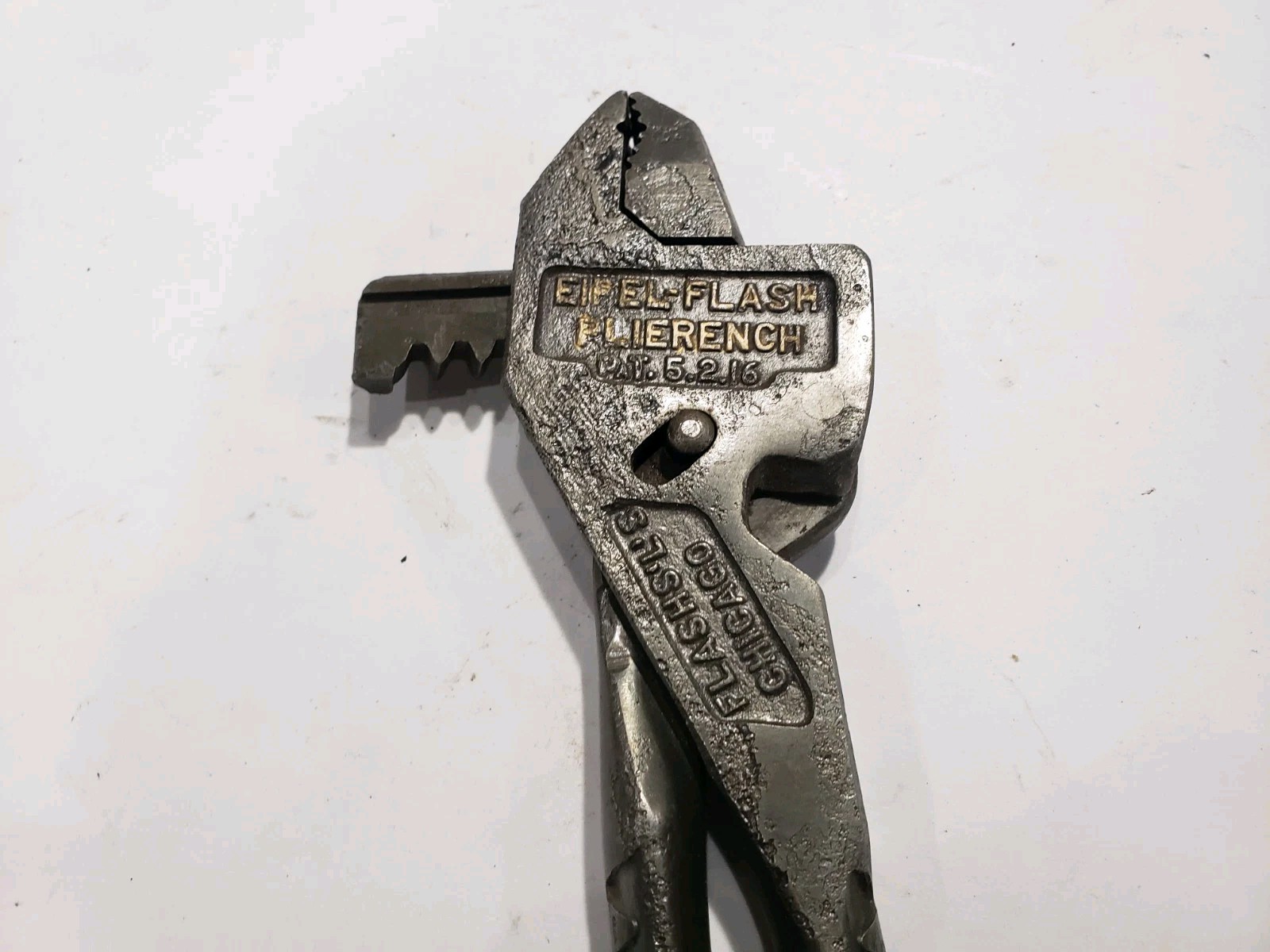 Vintage EIFFEL-FLASH PLIERENCH Jaw Plier Adjustable Wrench