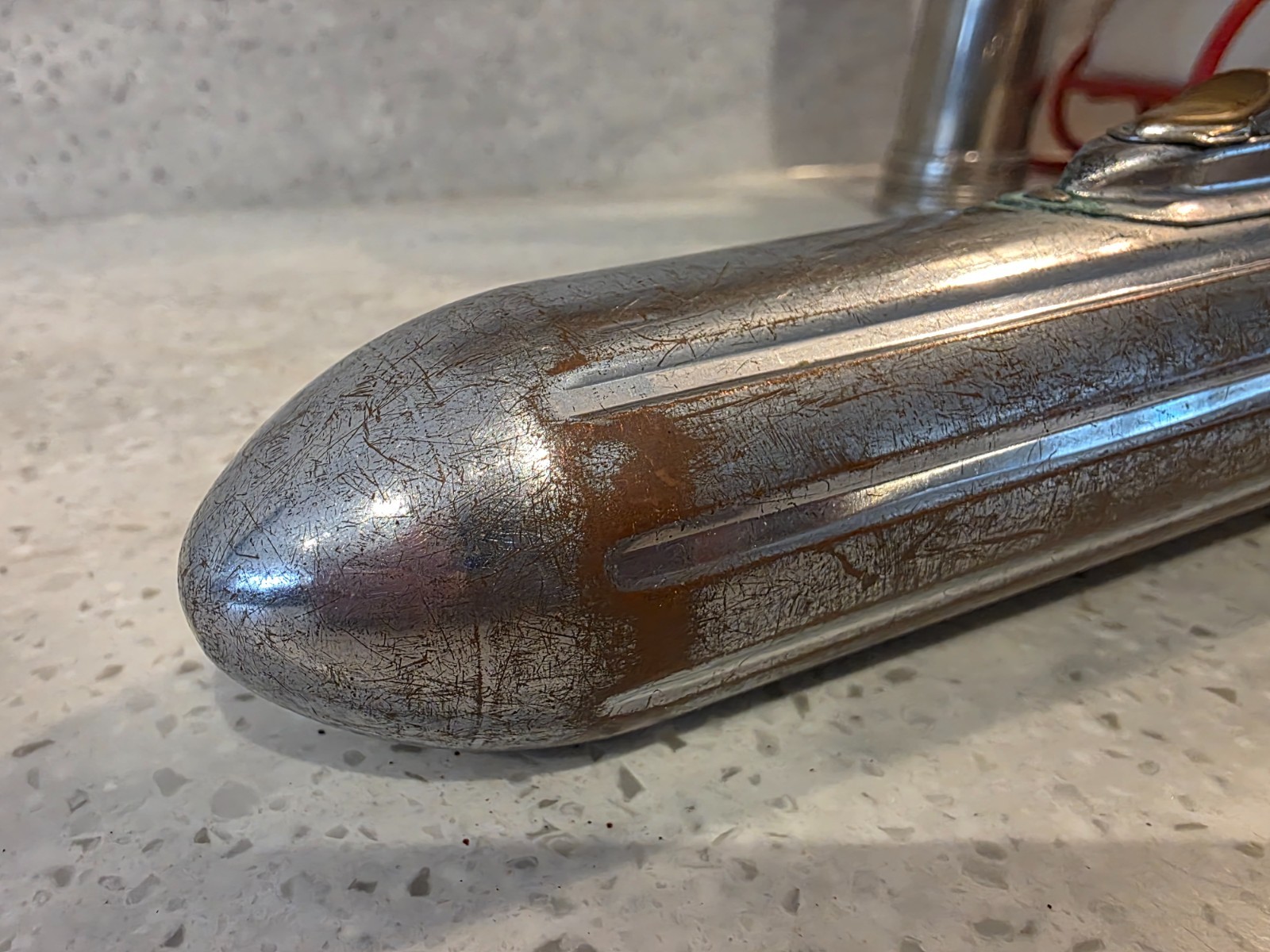 VTG Deco Works Chrome Plated Ray-O-Vac Flashlight Bullet Torpedo MCM Atomic Age
