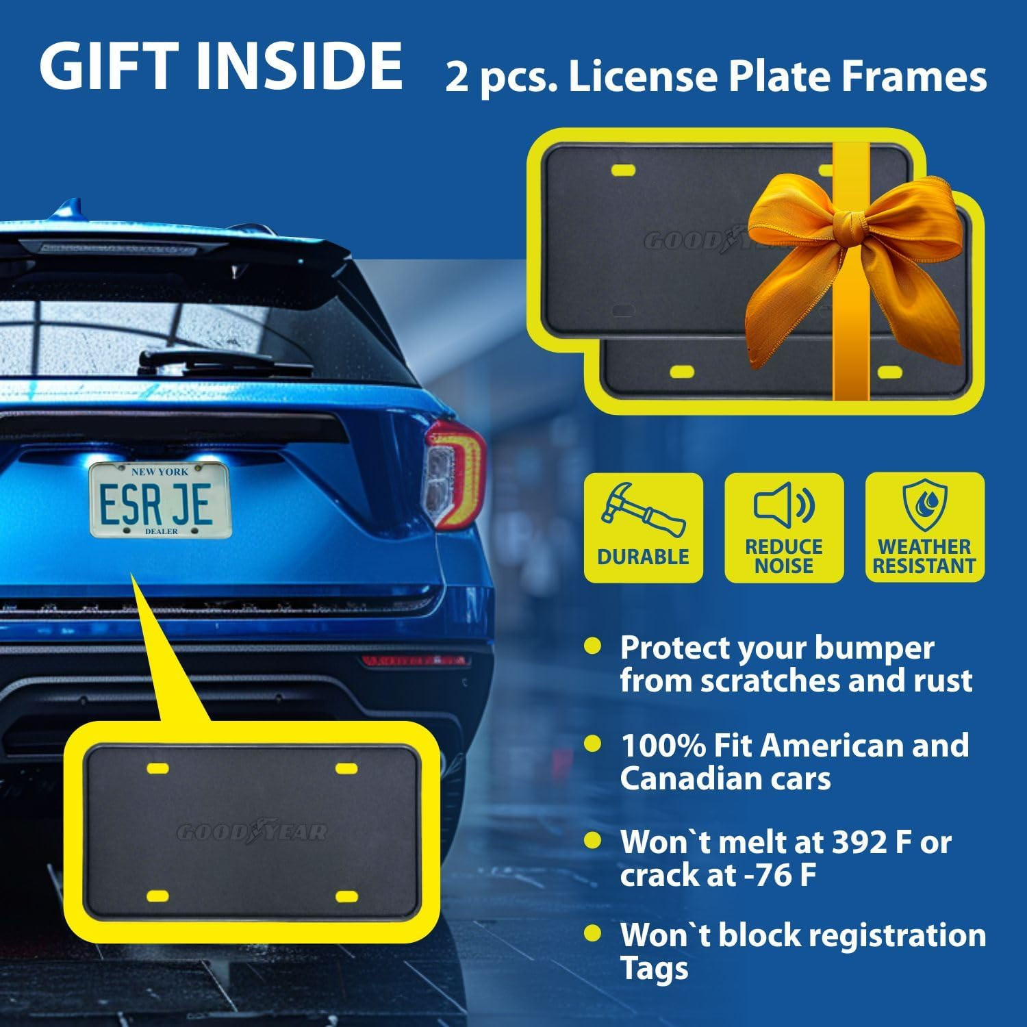 Shatterproof Window Deflectors for Ford F150 2015-2026, 4 Pcs.