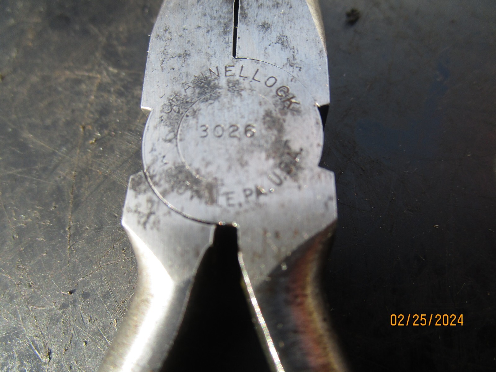 Vintage Channellock Tools 3026 Needle Nose Pliers Meadville PA USA Embossed Grip