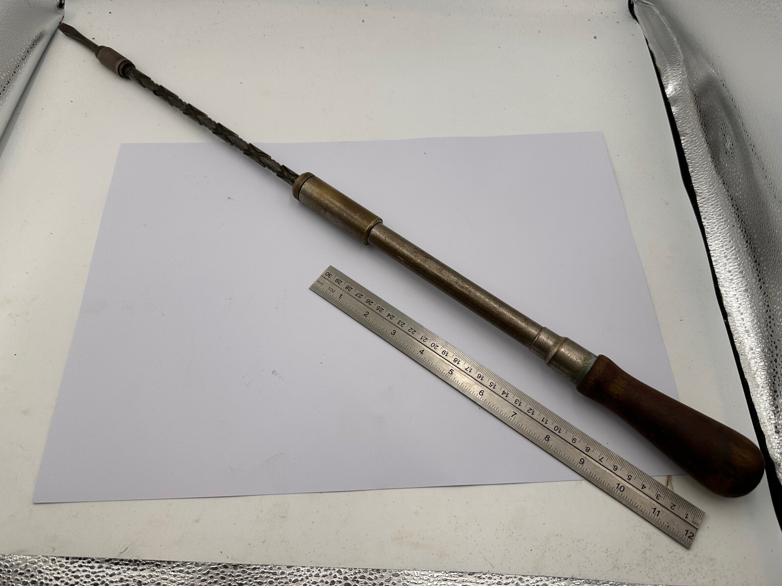 RARE Vintage North Bros (pre Stanley) №31 Pump Action Ratcheting Screwdriver