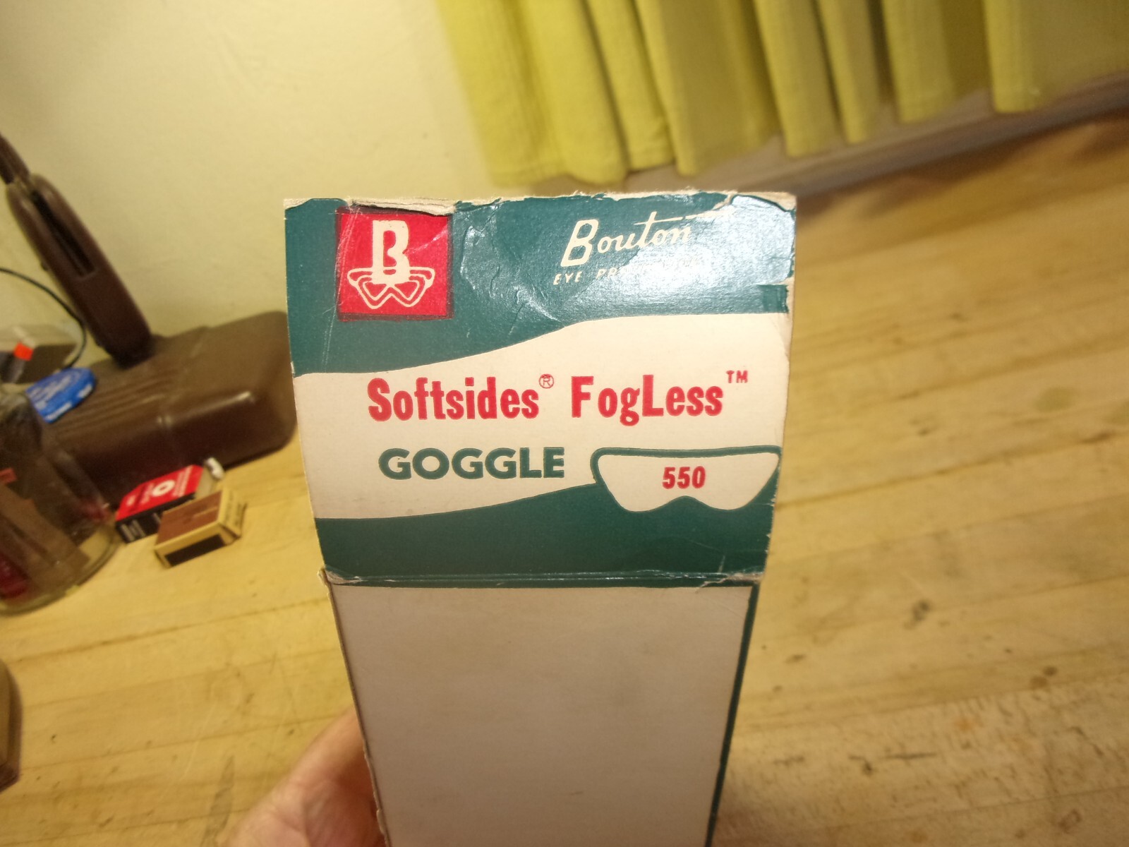 vintage bouton eye protection softside goggles #550 w/box FREE SHIPPING