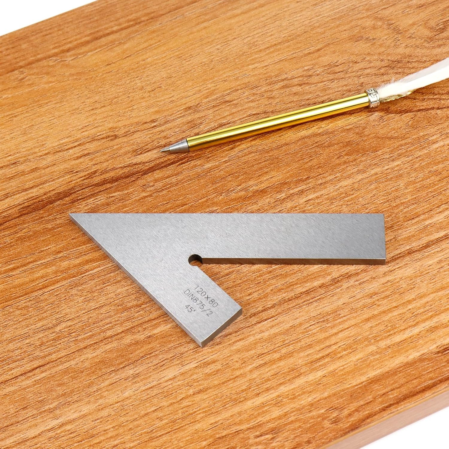 45 Degree Machinist Square 4.72″×3.15″ Steel Miter Precision Square Machinist An