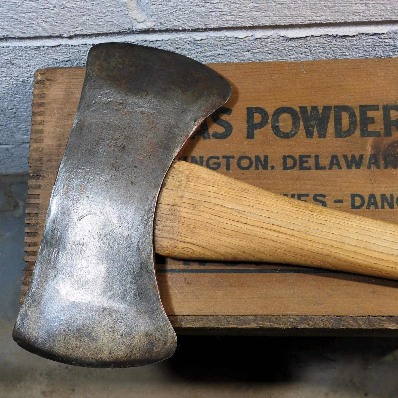 Vintage Kelly Woodslasher 3 1/2 Lb. Michigan Double Bit Axe, Original Handle