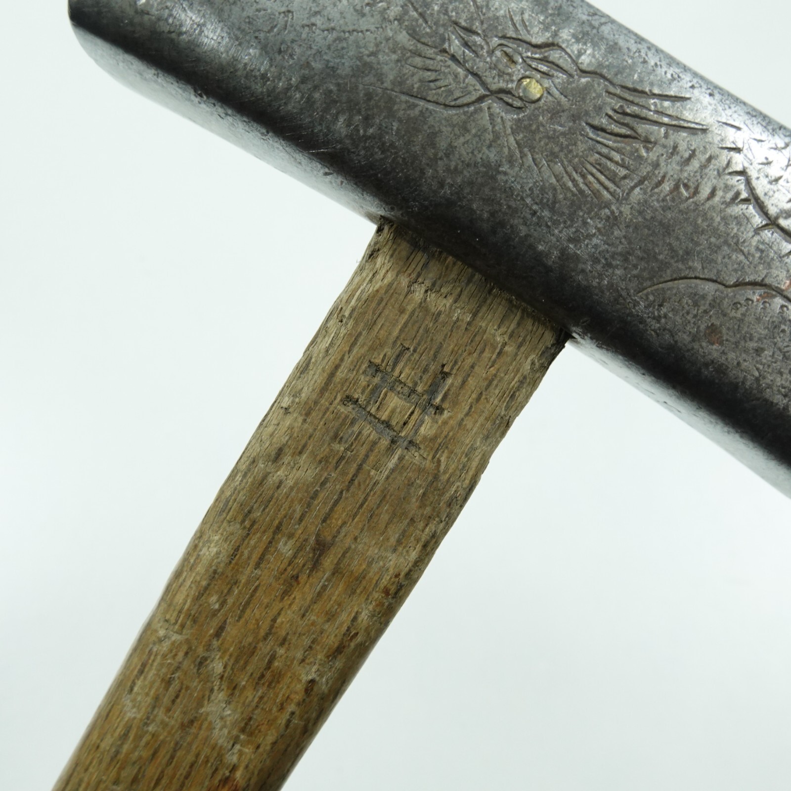 Japanese Tiger Dragon 375g Genno Hammer Wood Working Tool Japan #K552