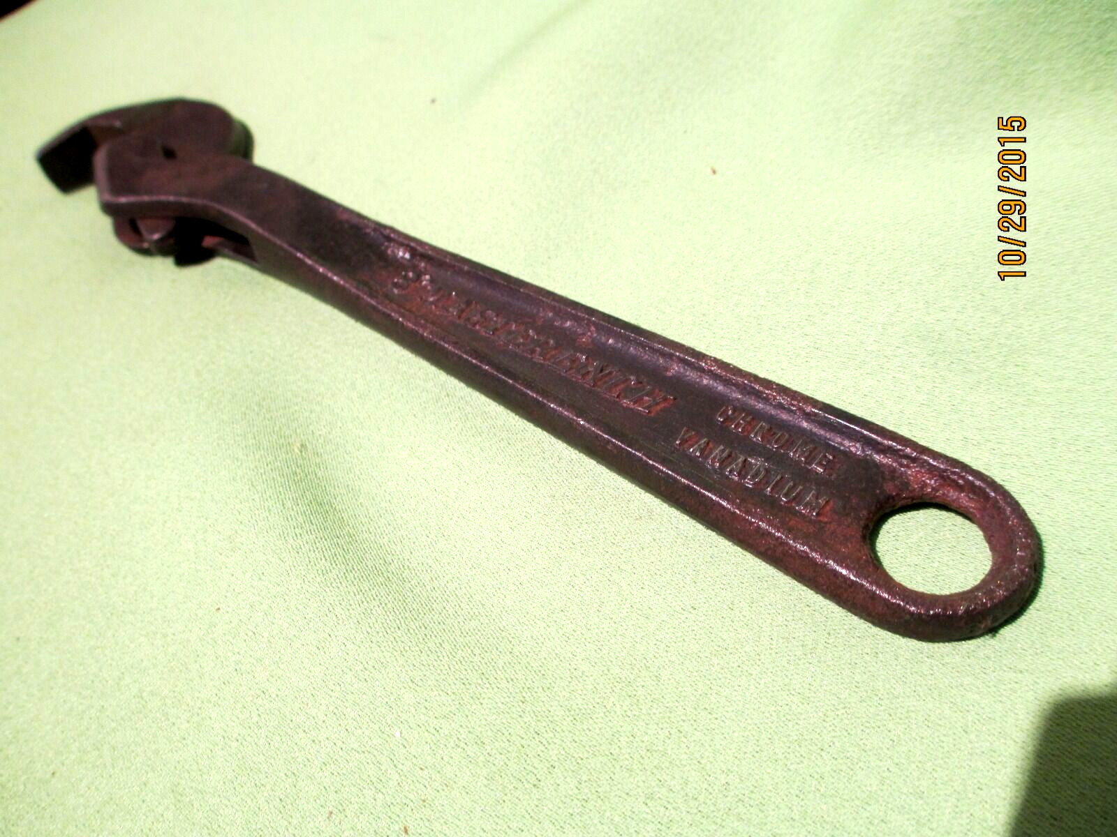 VINTAGE Heller WRENCH 8″ -MASTERENCH HELLER BROTHERS, NJ, PAT 1925