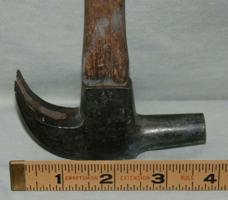 Vintage Small Tack Claw Hammer – With B.S. Warranted Stamp