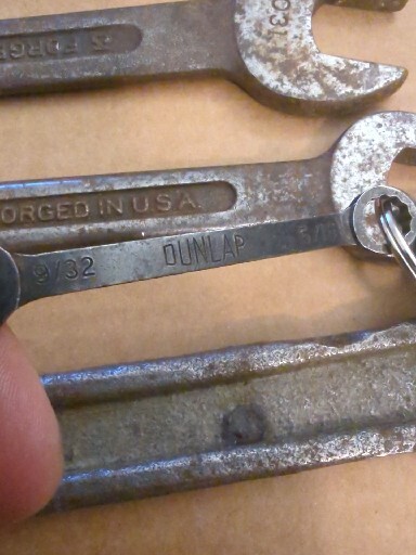 Lot Of Vintage Wrench’s Viking Craftsman Enkay Dunlap Ignition West Germany