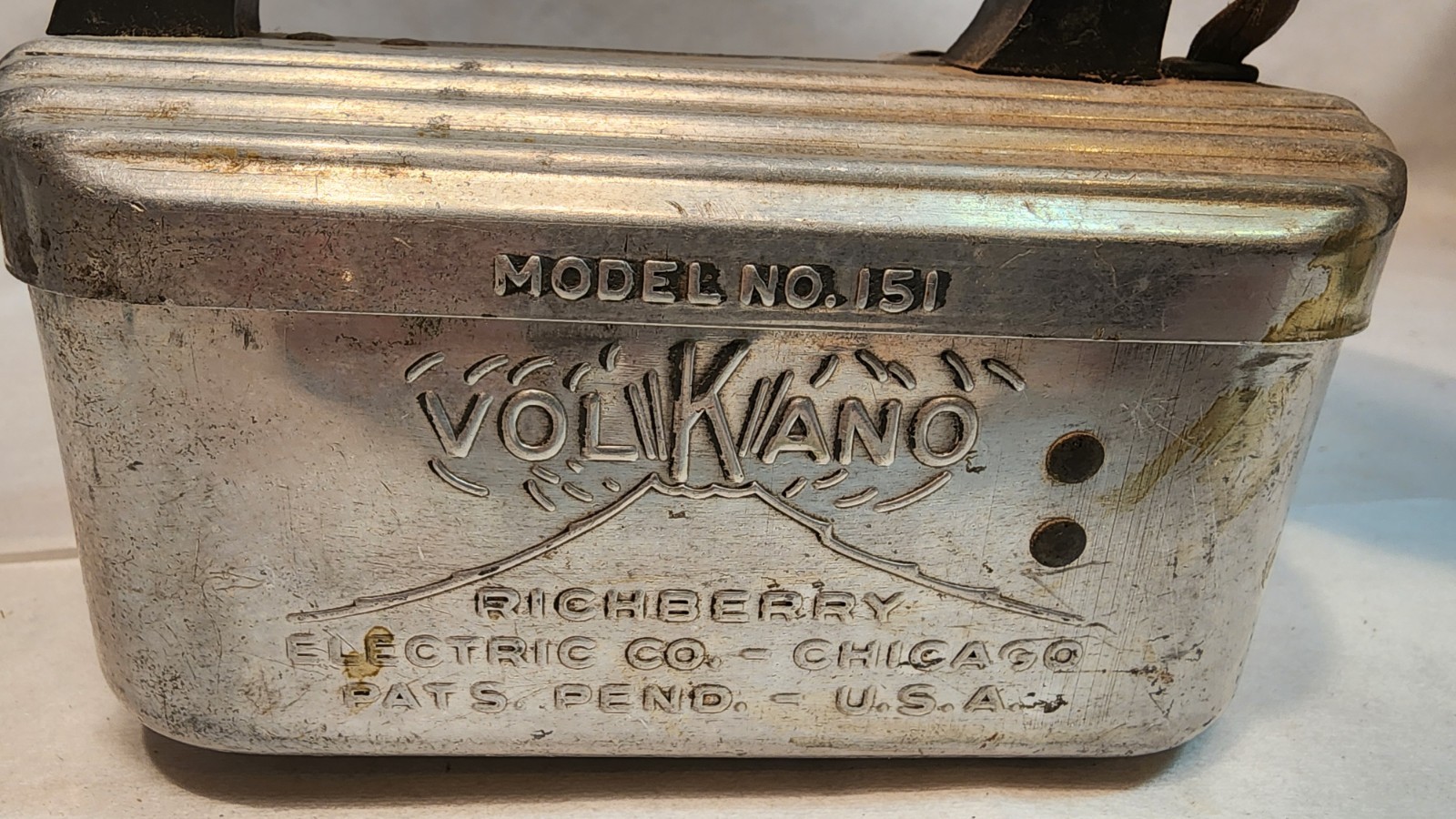 Original Vintage VOLKANO Model No. 151 Flashlight, Not tested