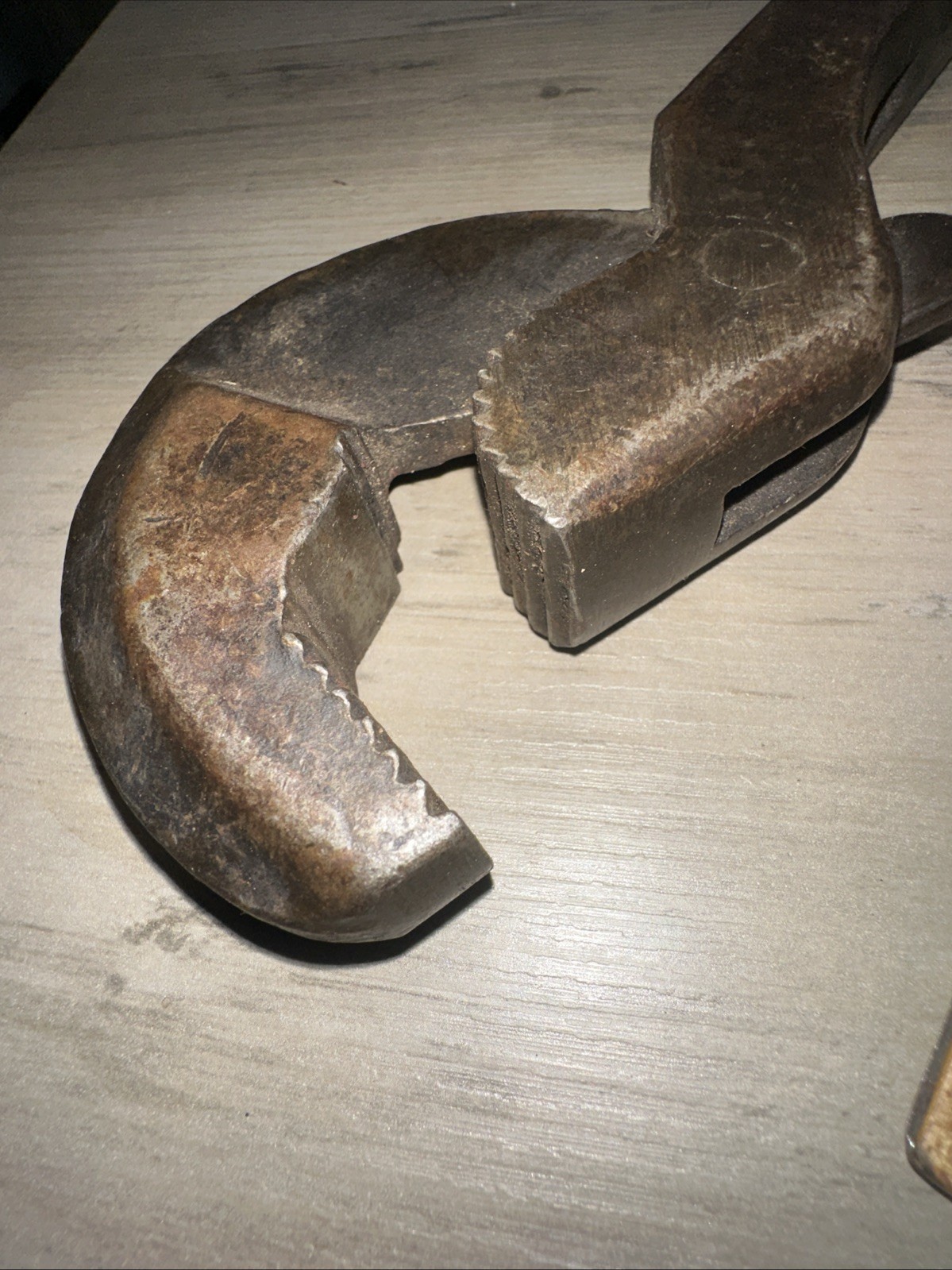 Vintage Heller Bros. Masterench 14”Adjustable Wrench USA Made Pat. 1920s