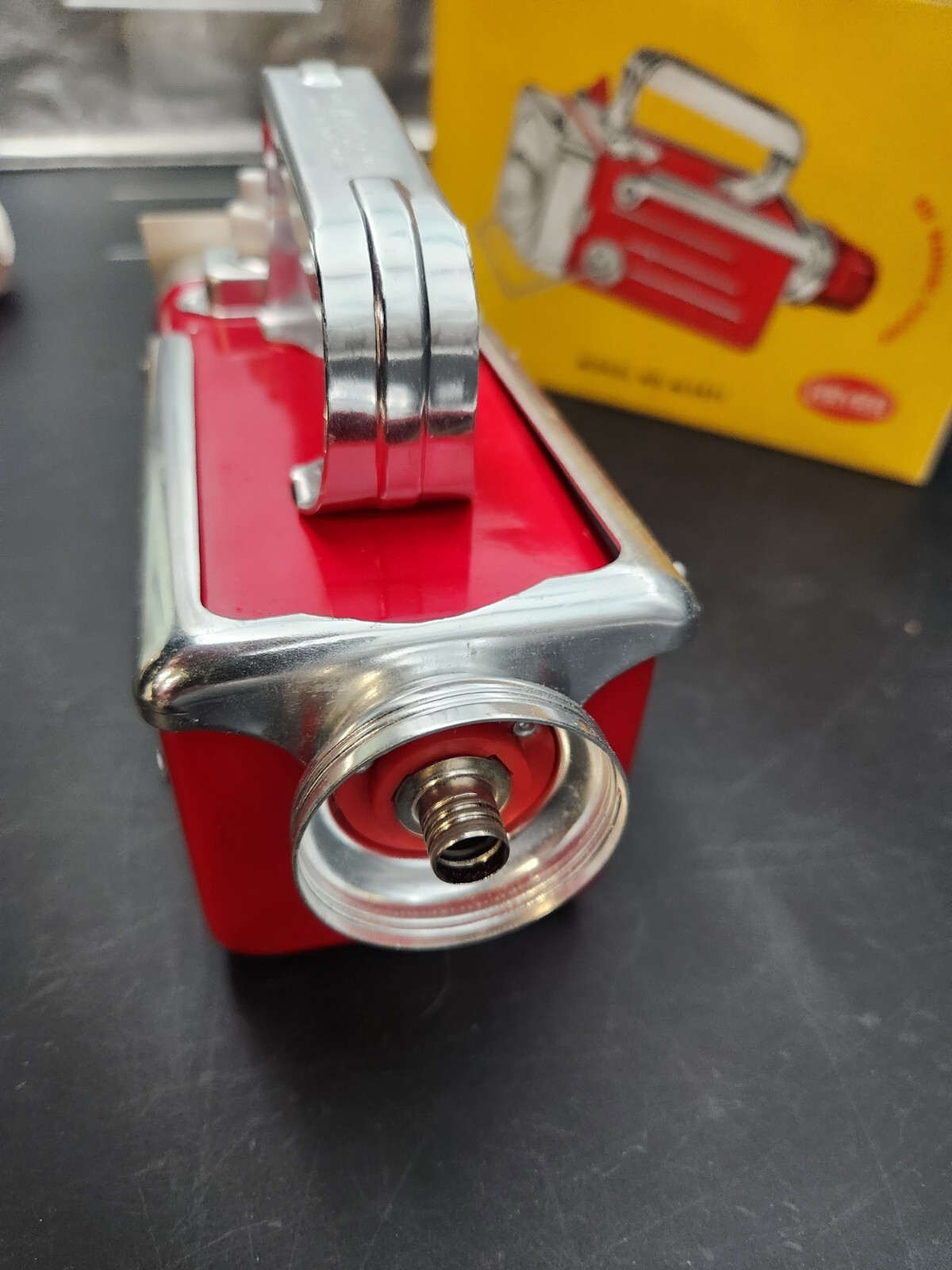Vintage MEYER NOS NIB Motorist’s Beacon Red Flasher Adjustable Chrome Hong Kong
