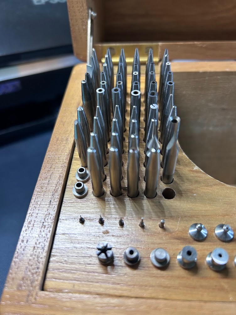LEVIN CODE # STIM 100 PUNCH SET COMPLETE WITH FRAME & BOX