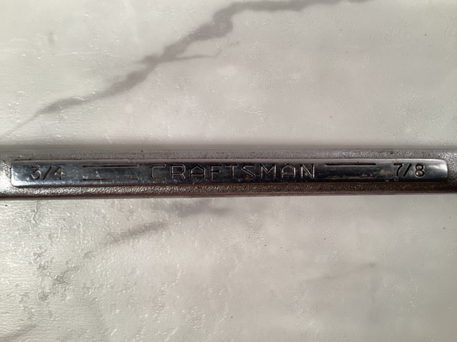 Vtg Craftsman Box Wrench “V” Series Set of 6 SAE Double Box End 12 Point USA EUC