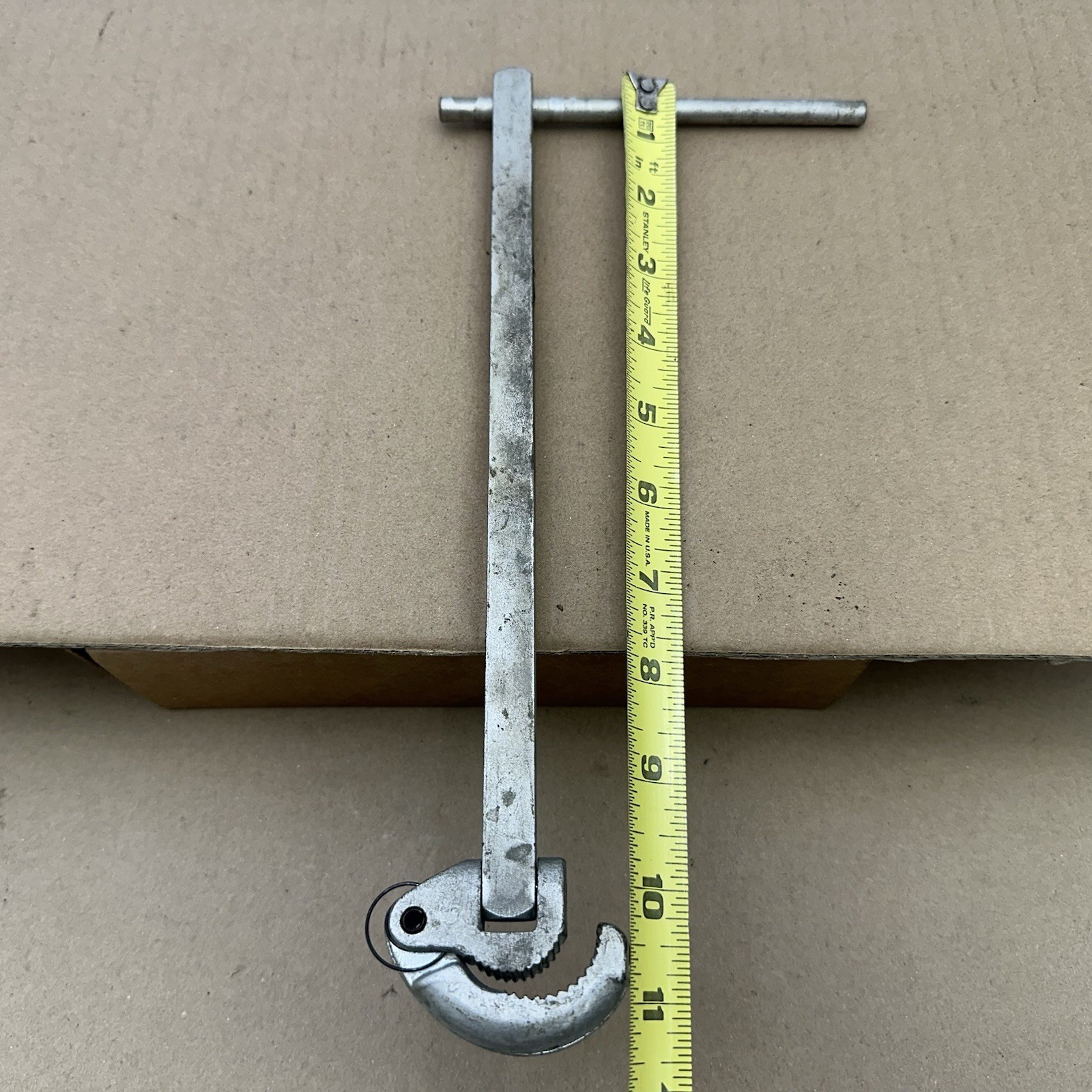 VINTAGE CRAFTSMAN 55683 PLUMBERS BASIN WRENCH – T-HANDLE VINTAGE WF USA VGUC
