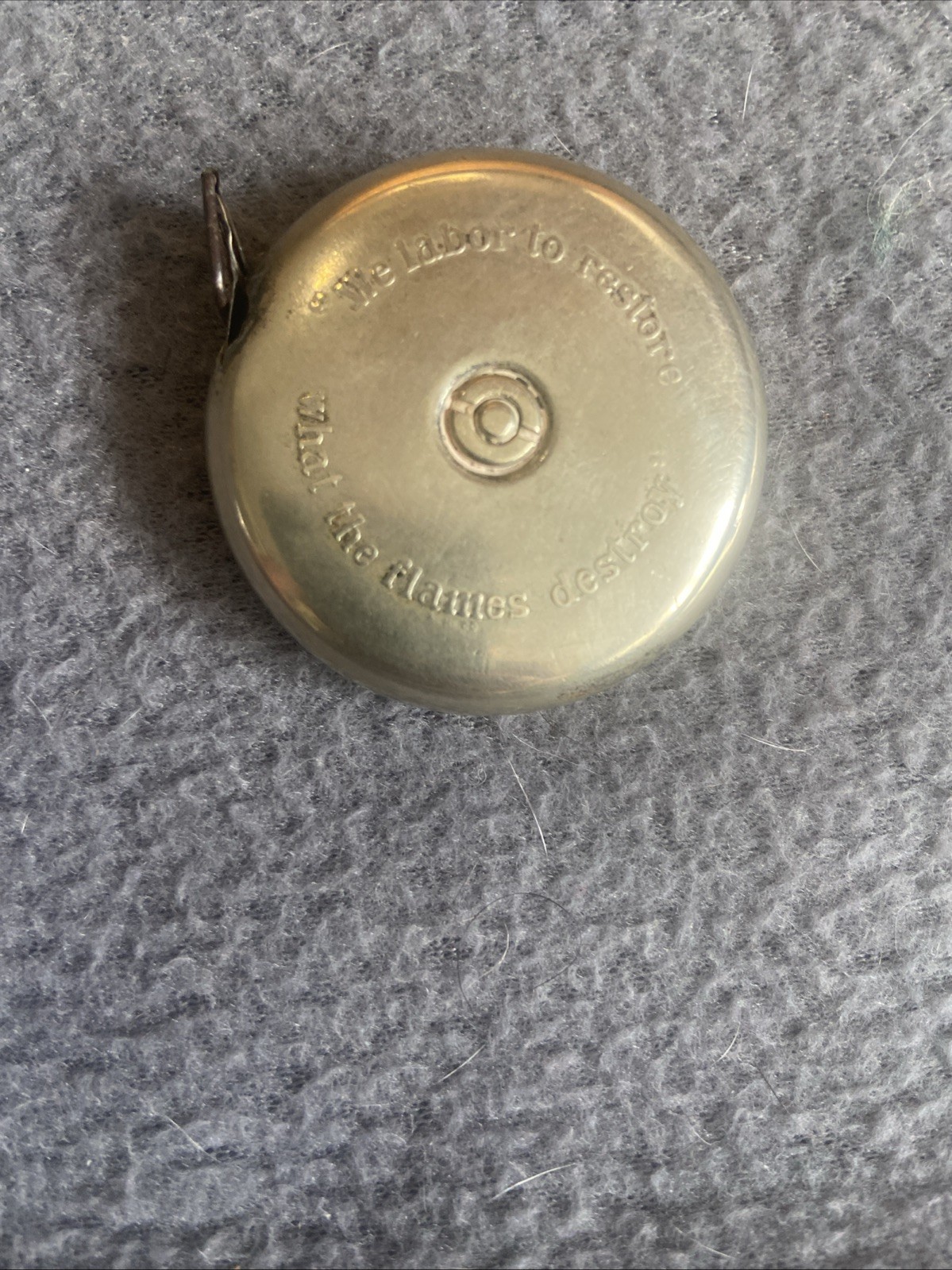 Hartford Fire Insurance Co. Antique Tape Measure Historical Small Antique