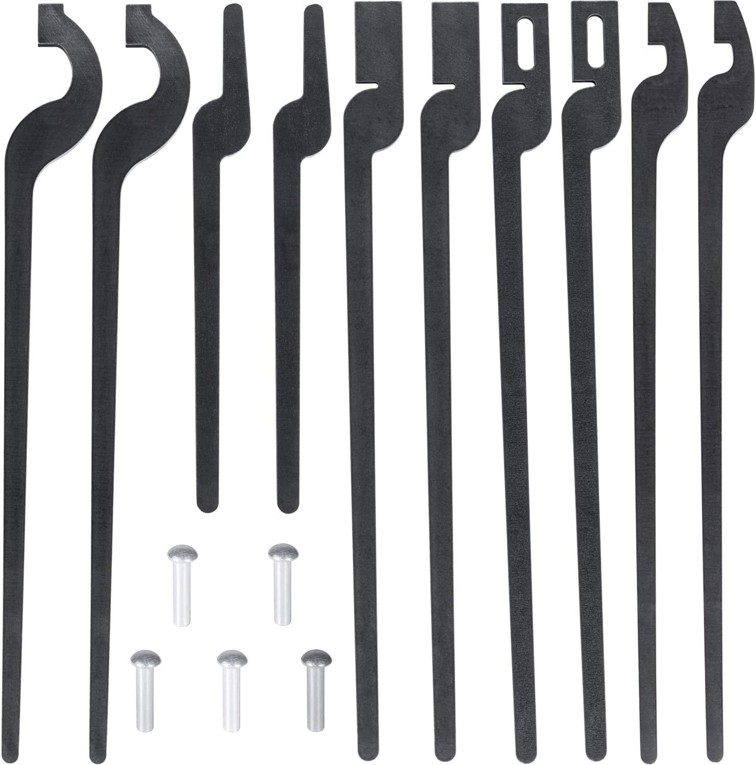 DIY Rapid Tongs Bundle Set – Blacksmith Five Types of Tongs Bundle Set with Rive