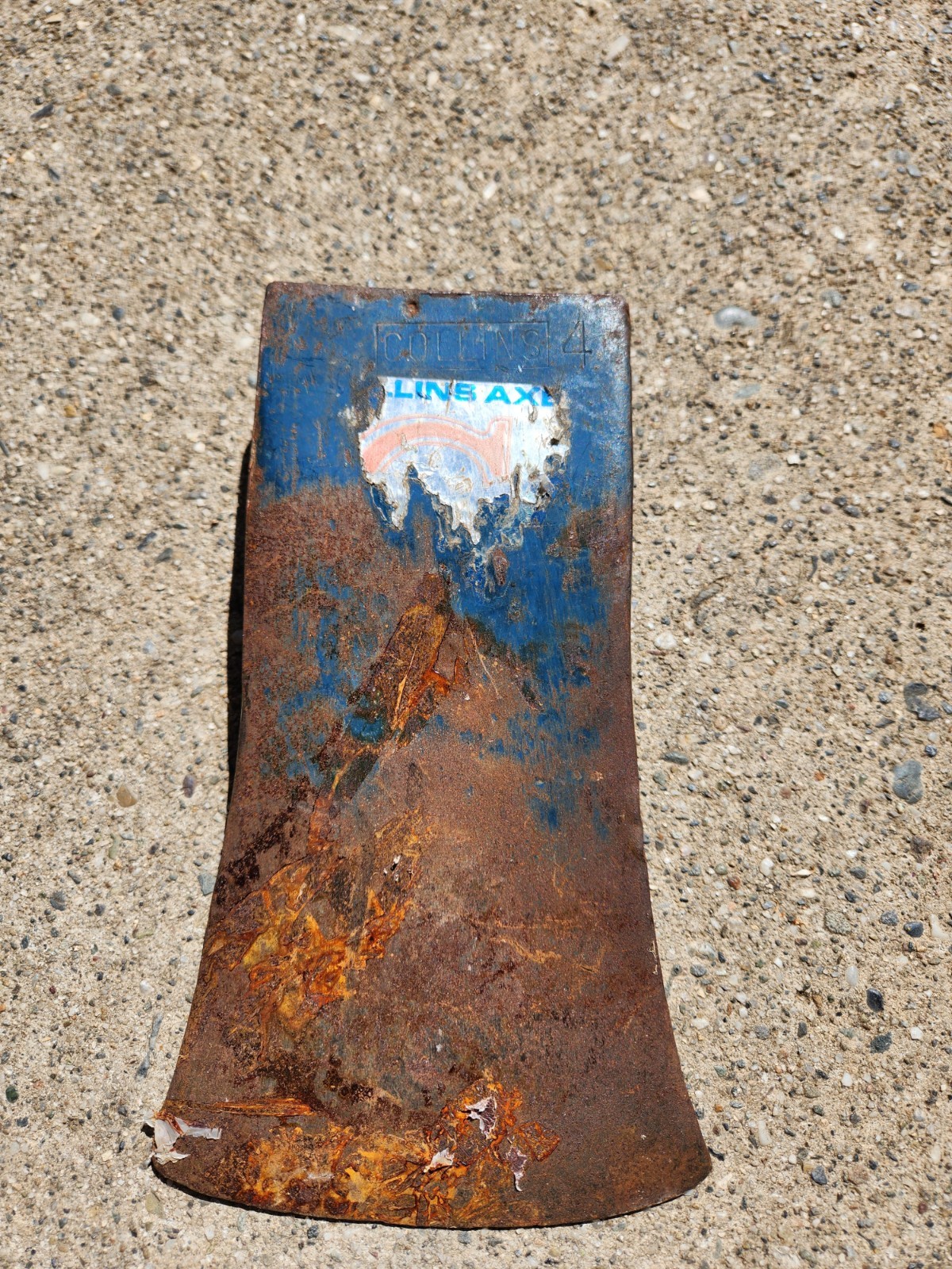 Collins Single Bit Axe Head 4# Rafting Pattern – Vintage USA Logging Bushcraft
