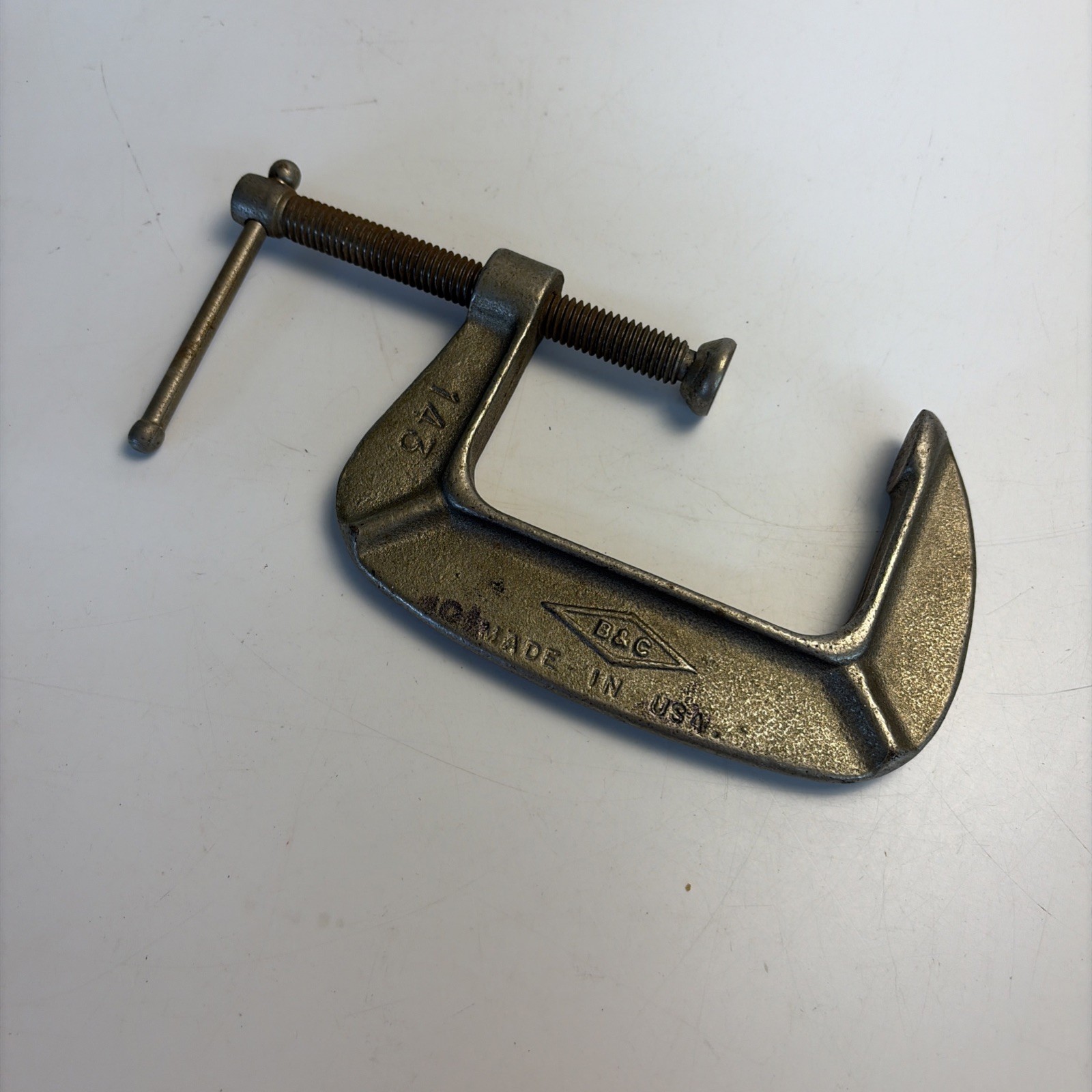 Vintage Brink & Cotton 3 Inch 143 C Clamp Made In USA