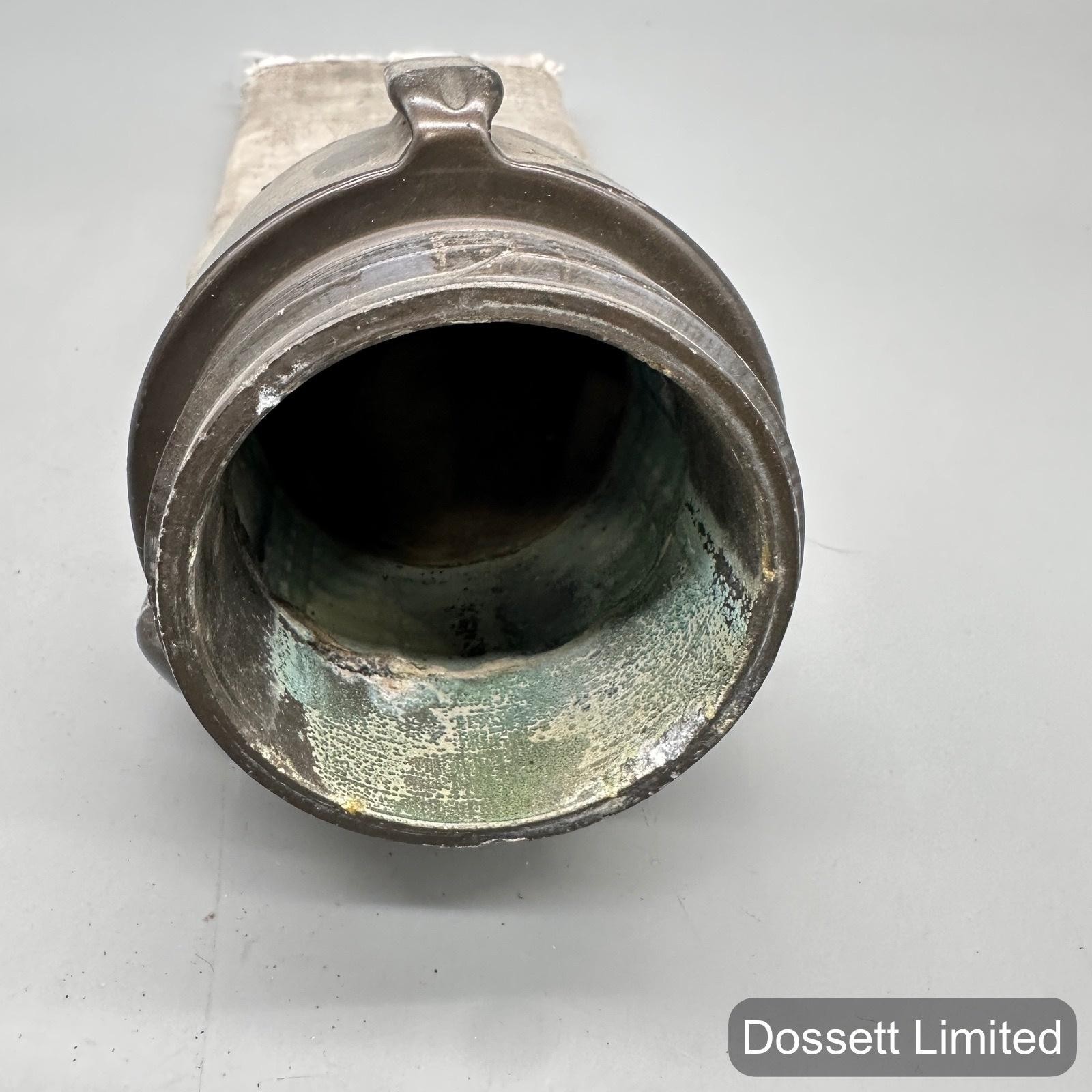 2-1/2″ Fire Hose With 2-1/2″ Threaded Coupling Industrial Brass Fitting Used