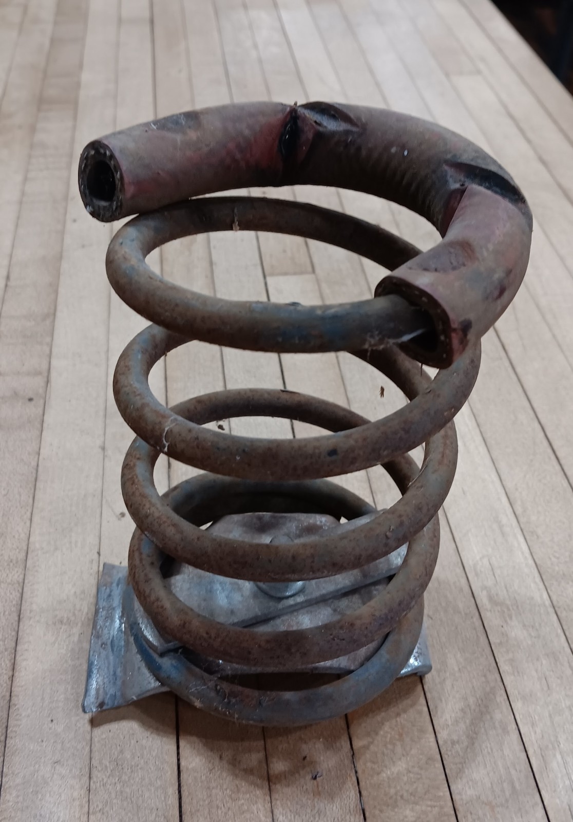 Vintage Coil Spring Pipe Hanger / Vibration Isolator Mount — As-Is