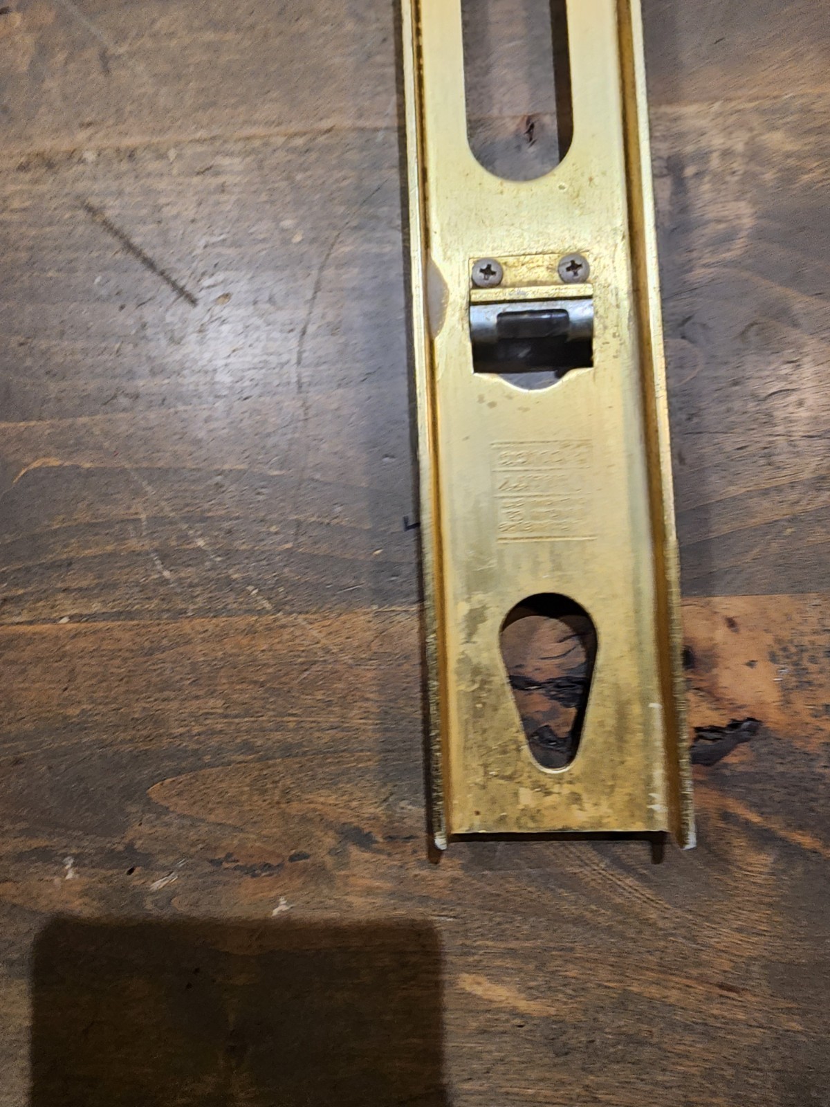 Vintage Level Solid Brass Macklanburg Duncan Co. Oklahoma City 24″ RARE USA