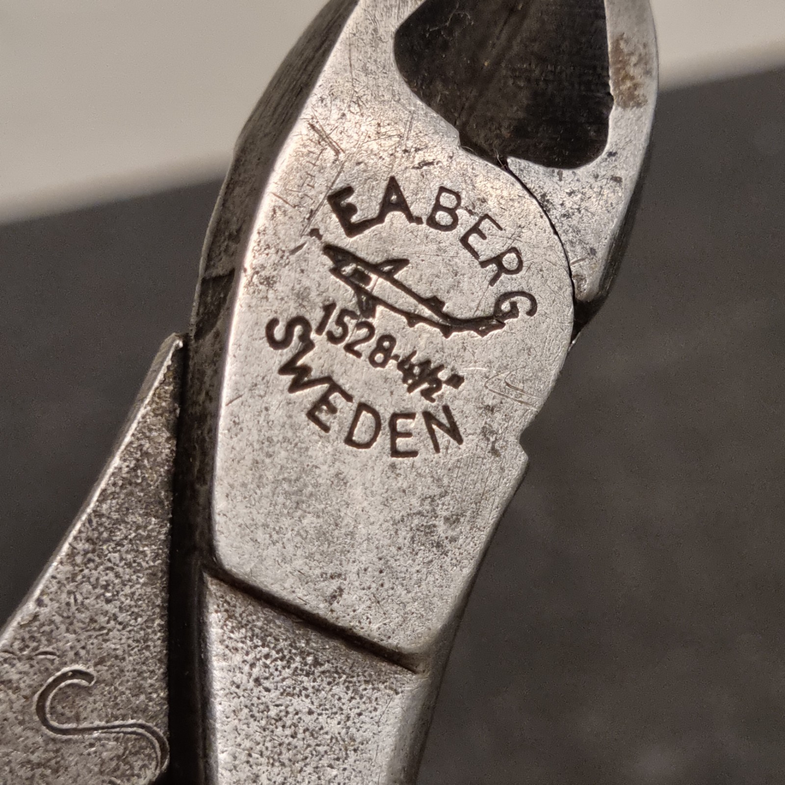 6 vintage E.A. Berg Eskilstuna Sweden Pliers Cutters Set