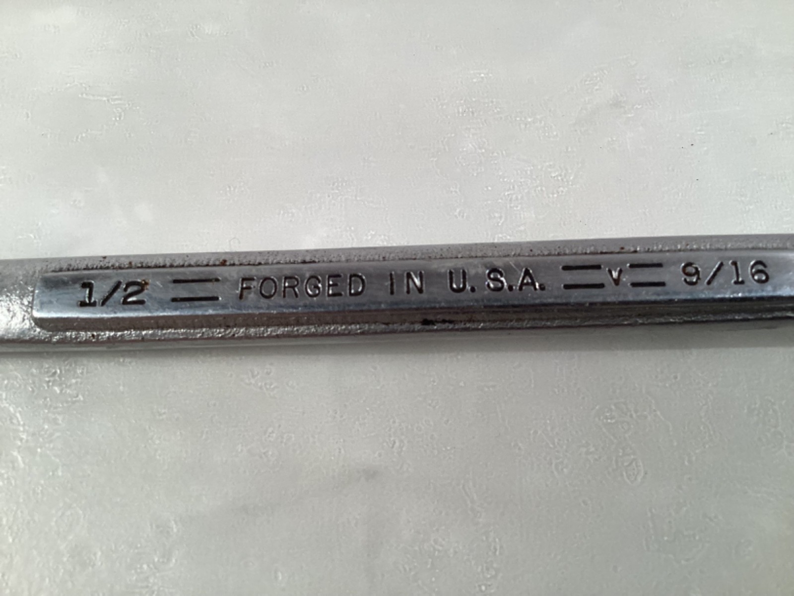 Vtg Craftsman Box Wrench “V” Series Set of 6 SAE Double Box End 12 Point USA EUC