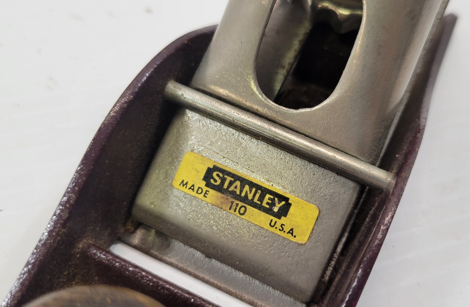 C) Vintage Stanley C255 Block Hand Plane Woodworking Tool Made in the USA
