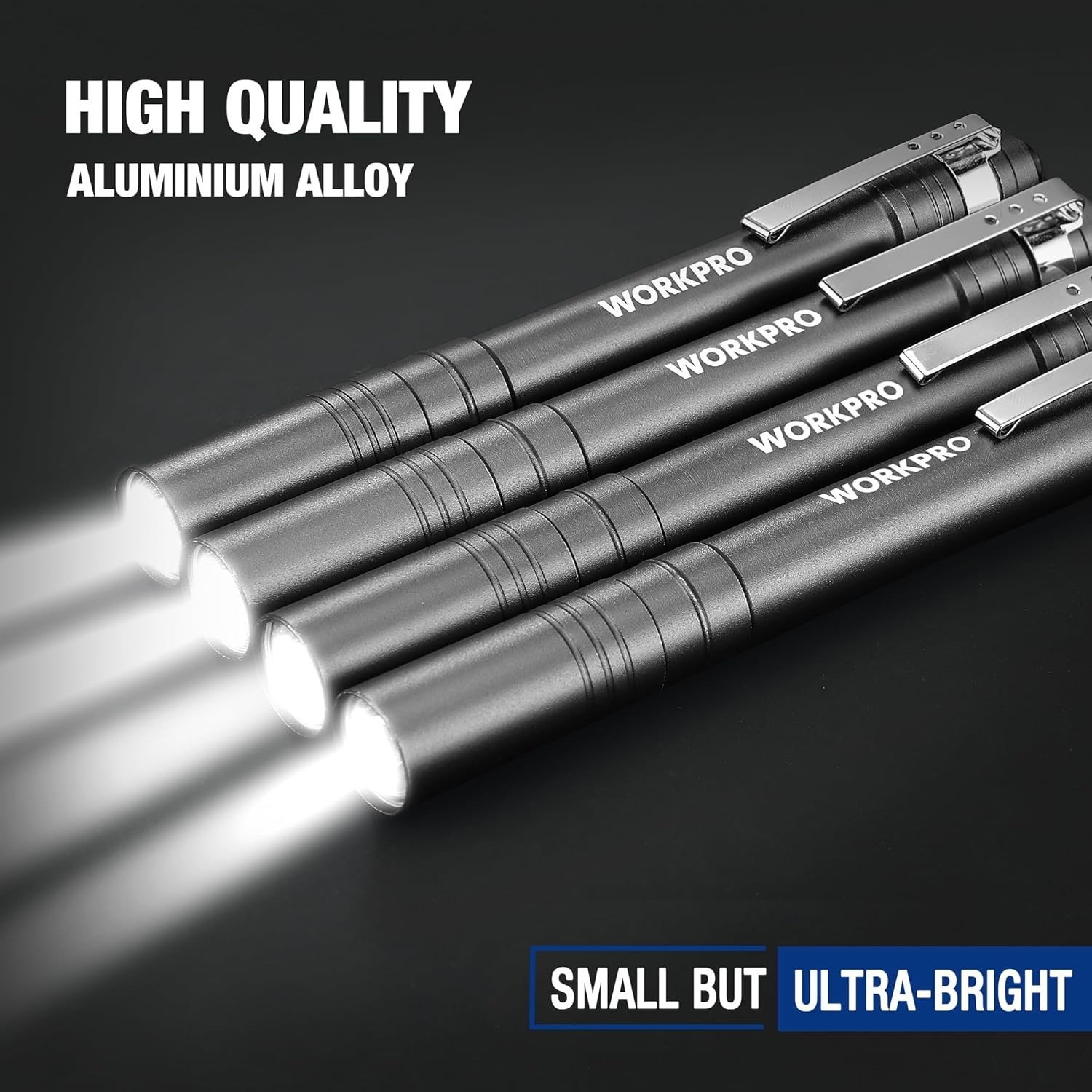 LED Pen Light, Aluminum Pen Flashlights, Pocket Flashlight with Clip for Insp…