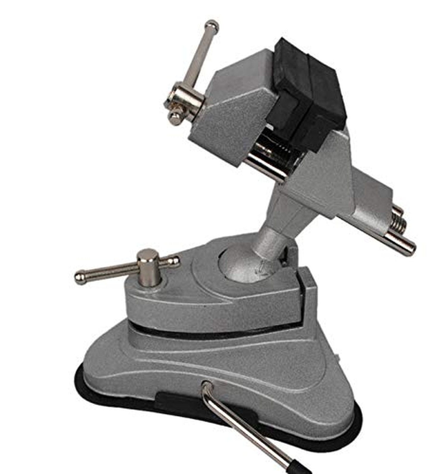 Mini Vise/Portable Multi-Angle Pivoting Vacuum Base Vise with 360°S… Fast
