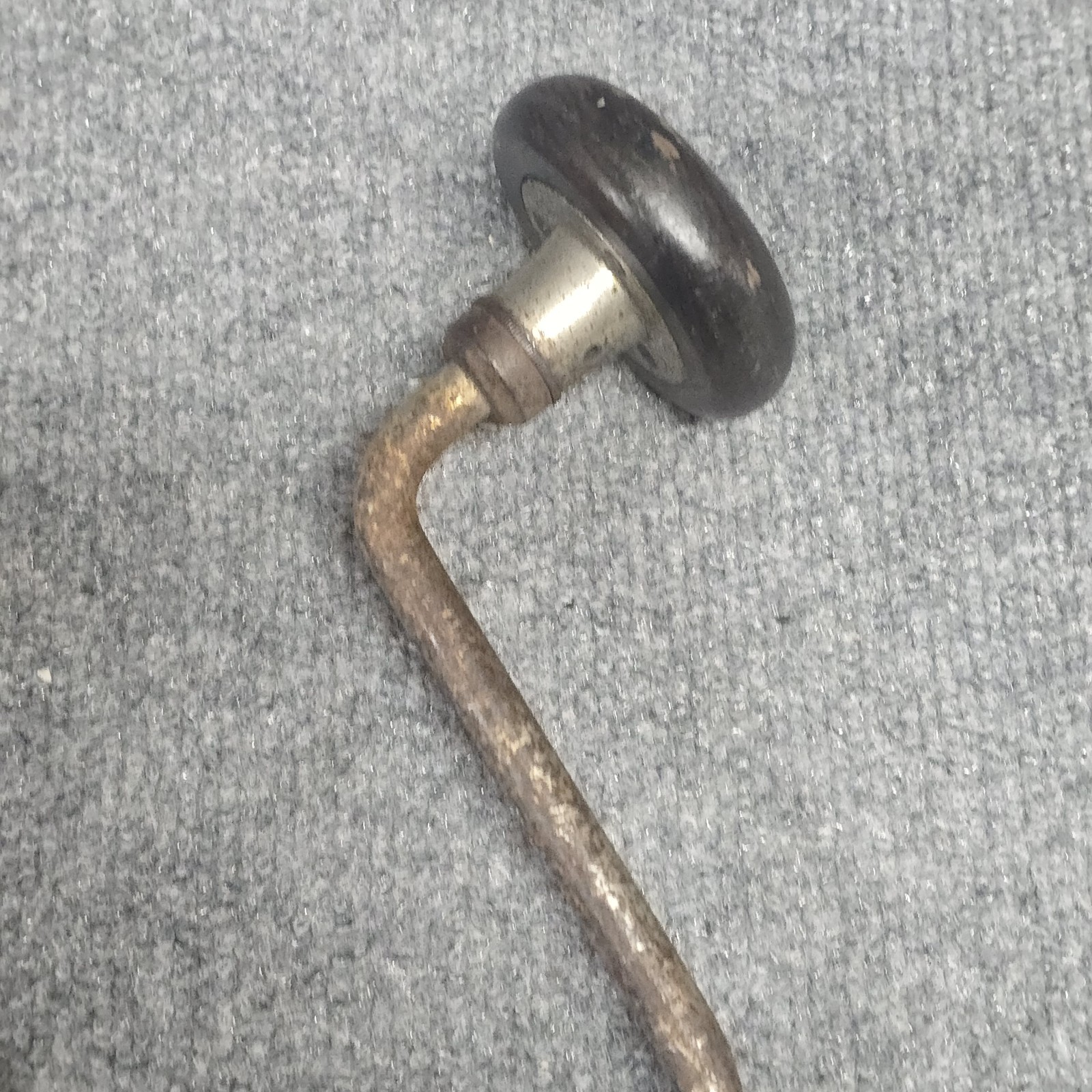 Antique BNC 10 Hand Brace Drill Wood Handles Vintage Hand Crank Tool StillWorks!