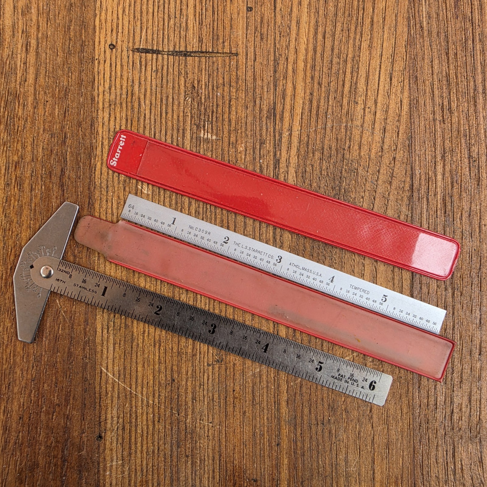Ruler Lot Starrett C309R And Other Great Condition