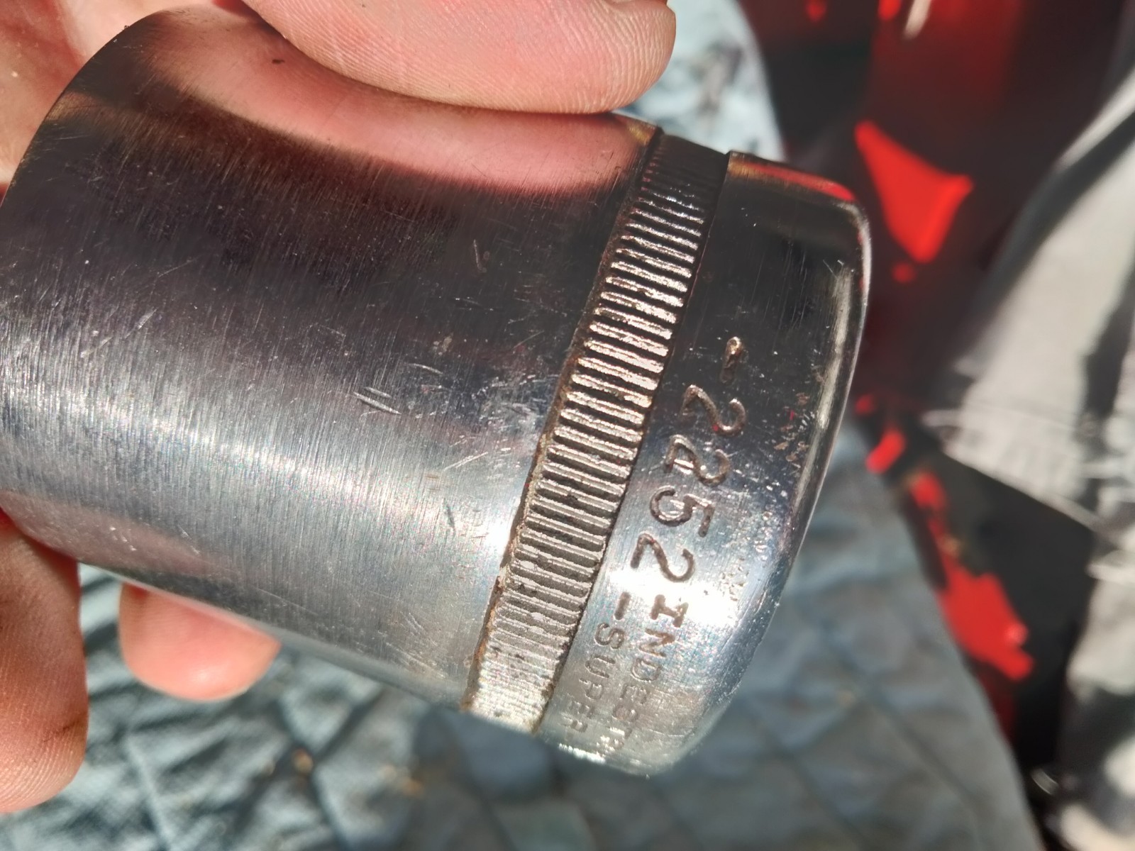 Lot of 2 Vintage 3/4″ Drive INDESTRO Socket 12 points 2256 1-3/4″ 2252 1-5/8 USA