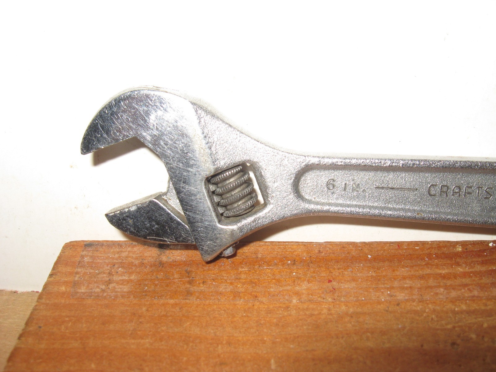 Vintage Craftsman JW 6″ Adjustable Wrench Forged in USA – NICE