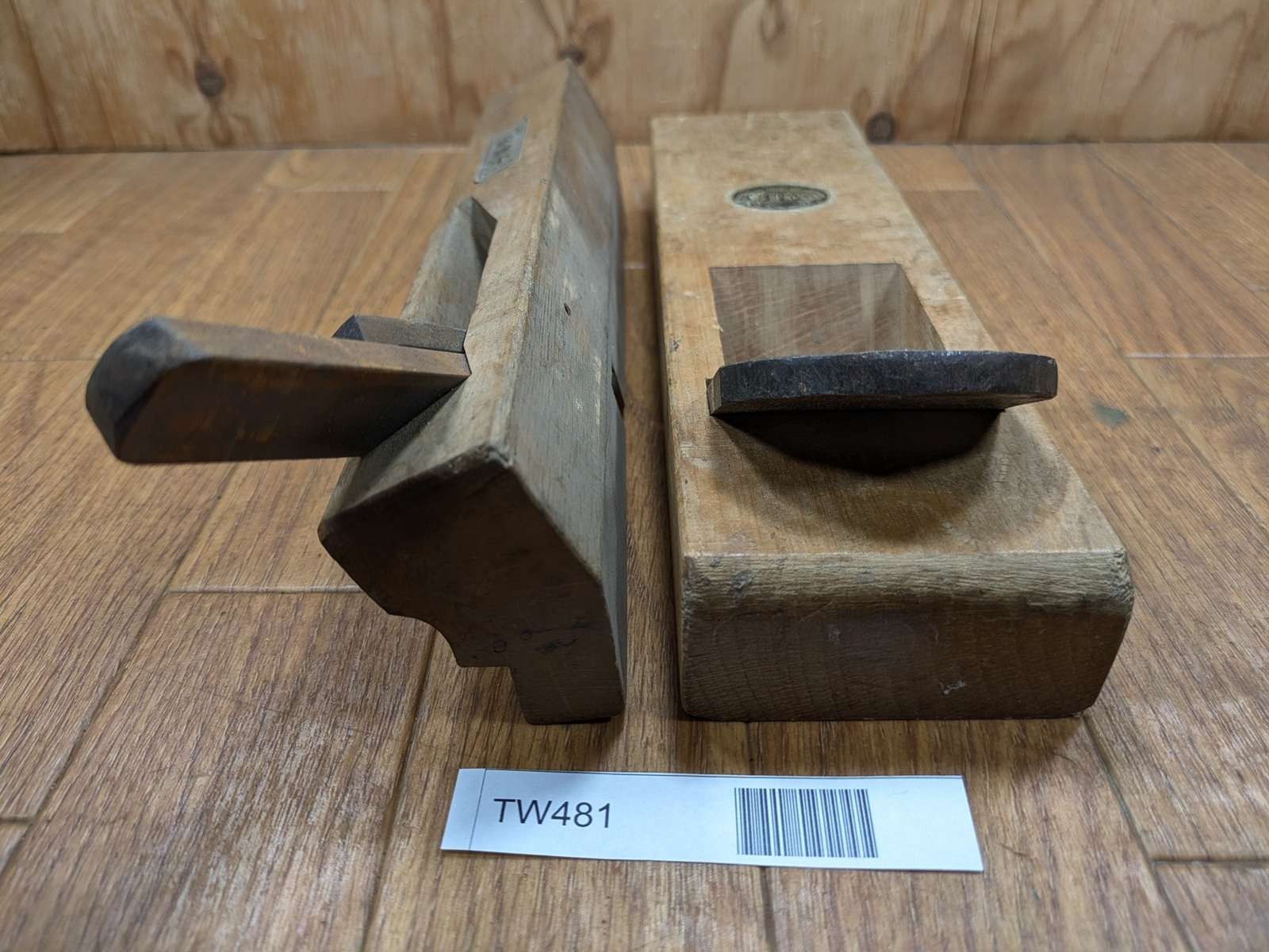 Japanese vintage Plane Carpentry Tool Kanna SET Signed from Japan 15.58mm TW481