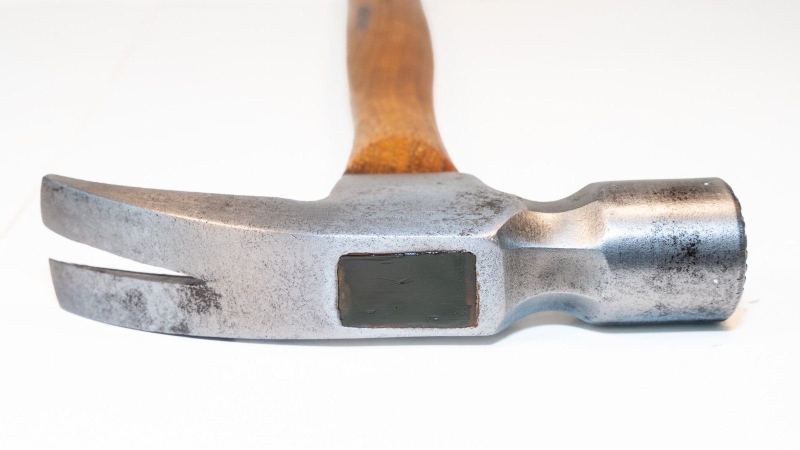 Vintage Steel Framing Hammer Milled Face 15-1/4″ Length Wood Handle 1 lb 15 oz
