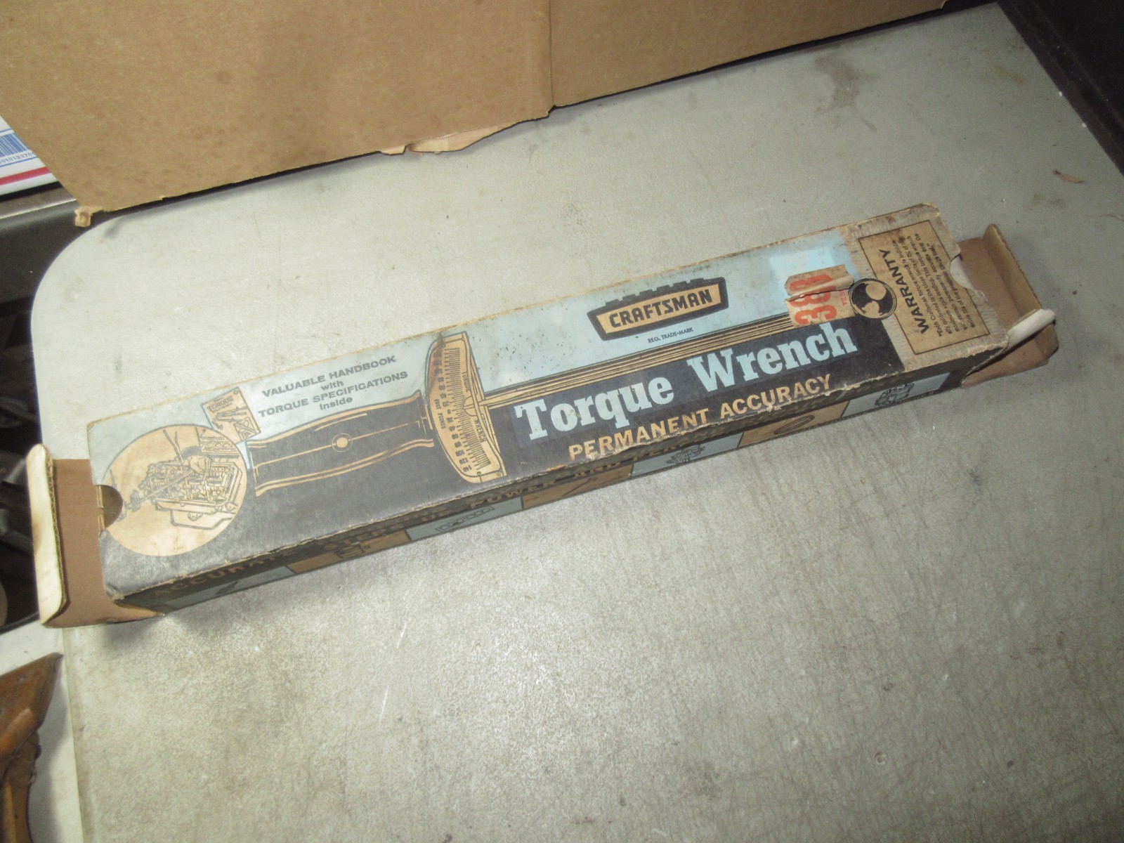 VTG Craftsman 4464 1/2″ Drive Torque Wrench 0-150 Ft. LBs. w/ Box 1962 used