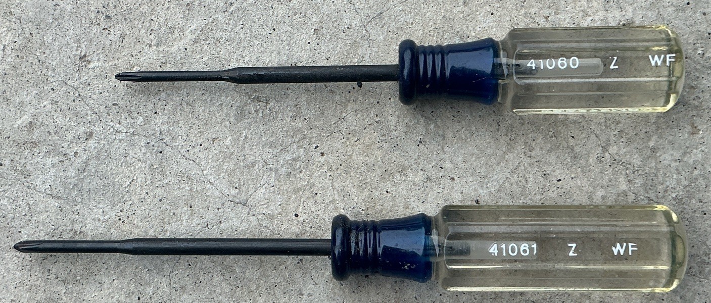 Craftsman Screw Drivers 41060 & 41061 Jewelers