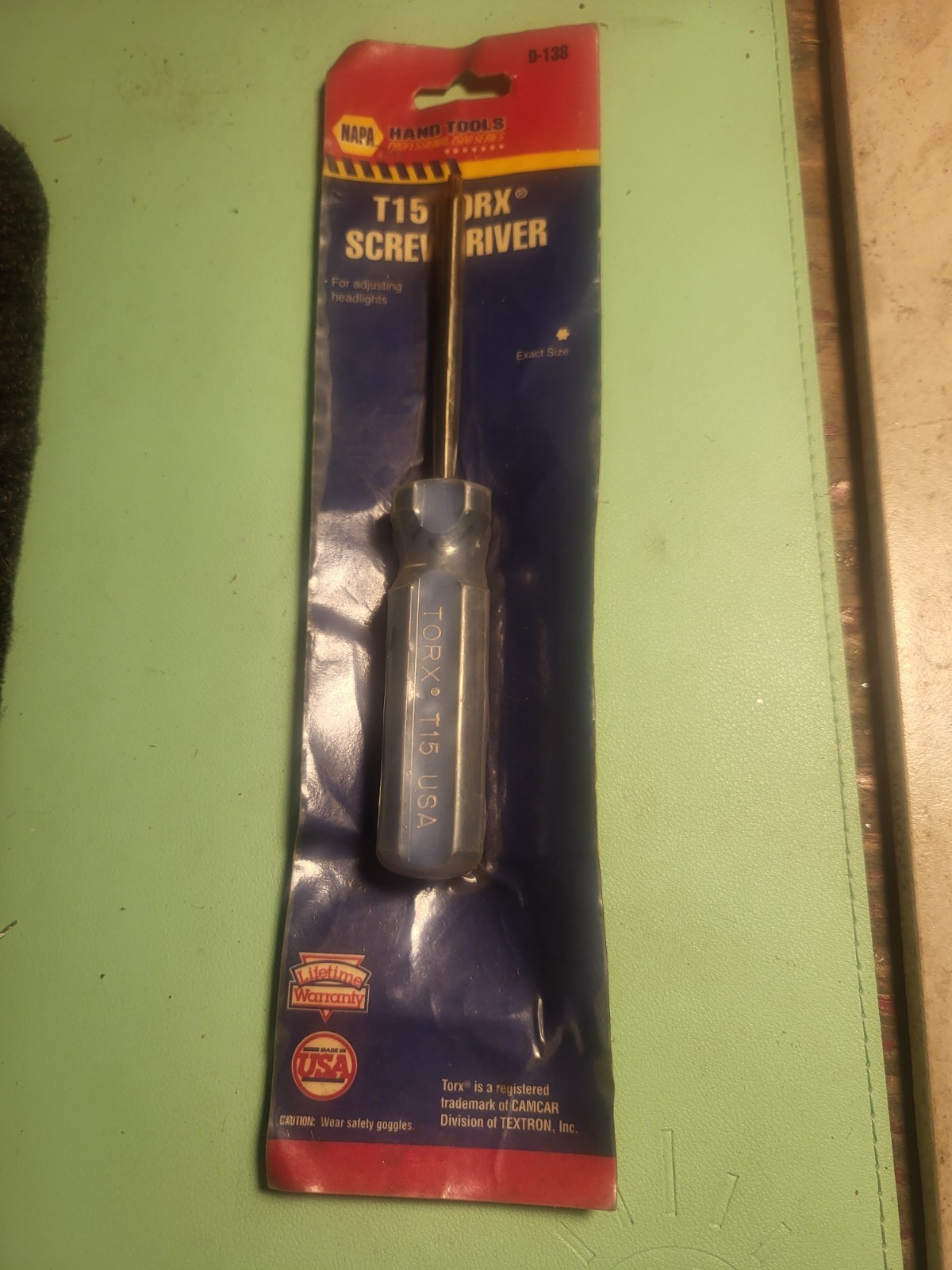 VINTAGE NAPA T15 TORX HEAD SCREWDRIVER Part # D-1 38 NOS