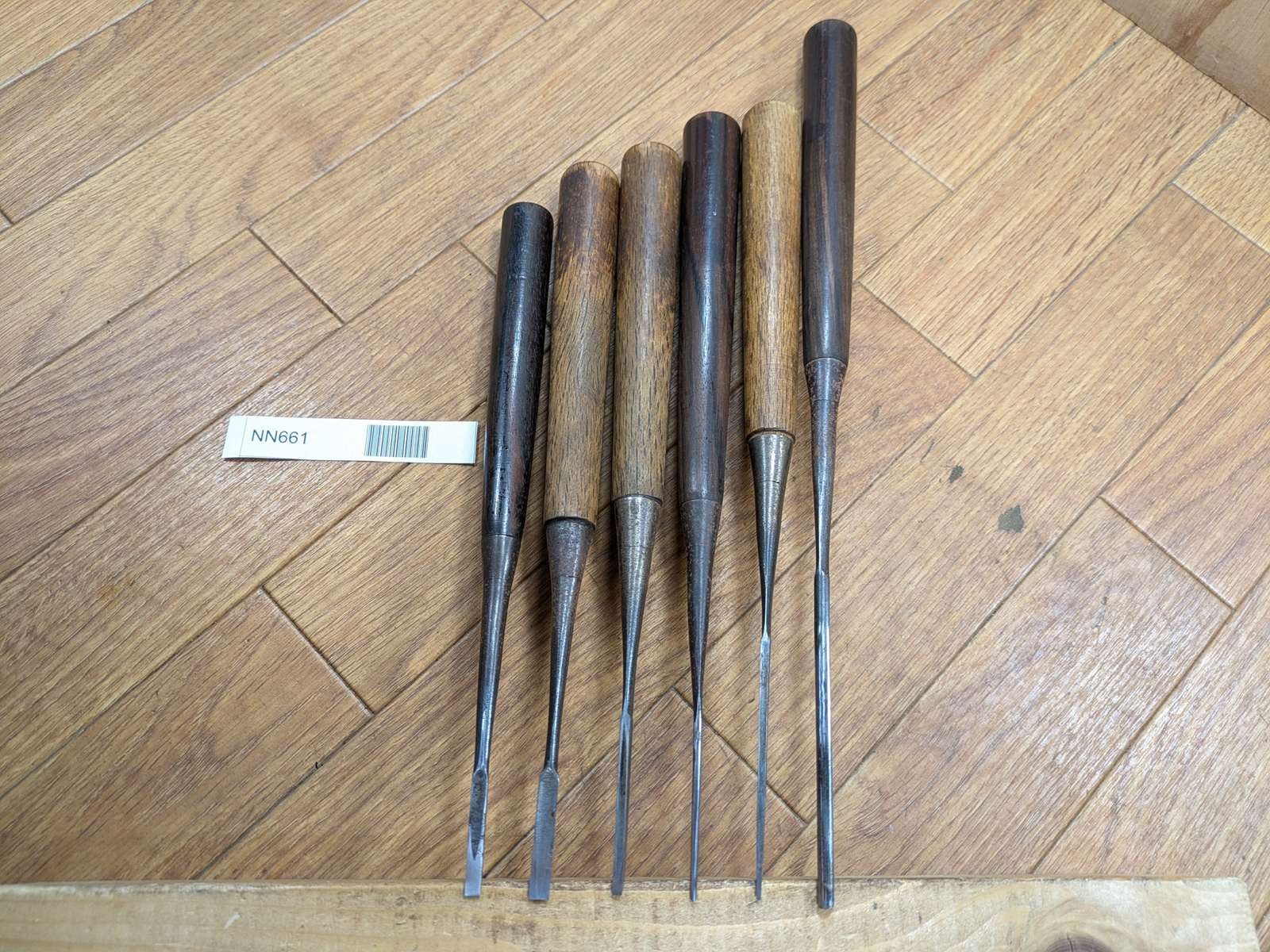 Japanese vintage chisel tsuki Nomi Japan Signed Vintage 4.5.3.1.1.4mm NN661