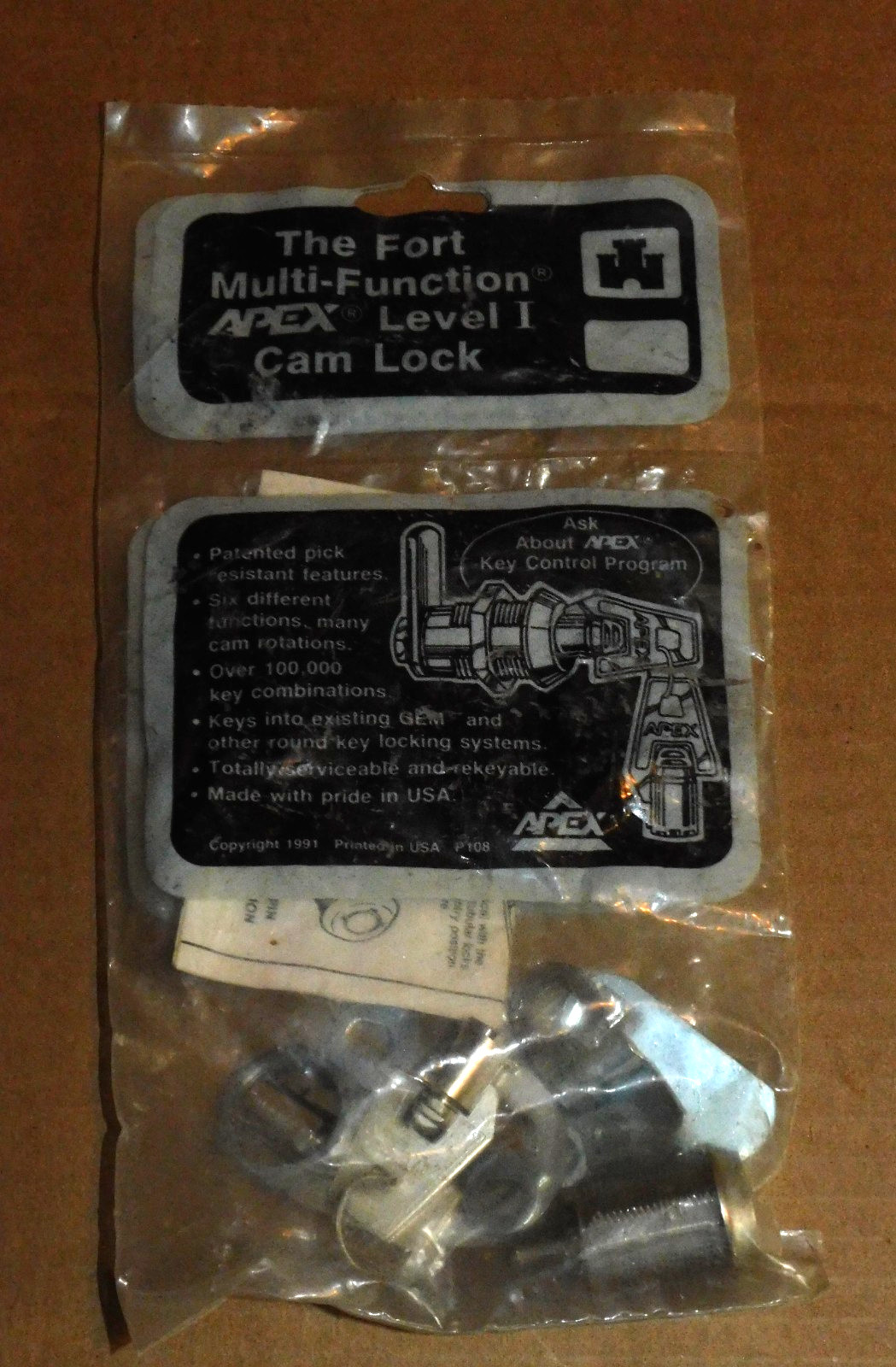The Fort Multi Function Apex Cam Lock NOS