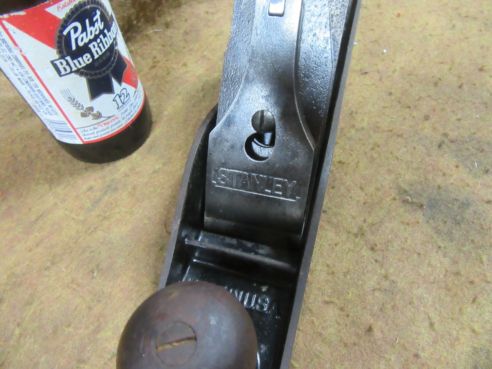 Stanley 4,5 Plane,knob Assy(ONLY)Tall Hardwood,1941-45 Wartime~GD+🤠S10.10.21R