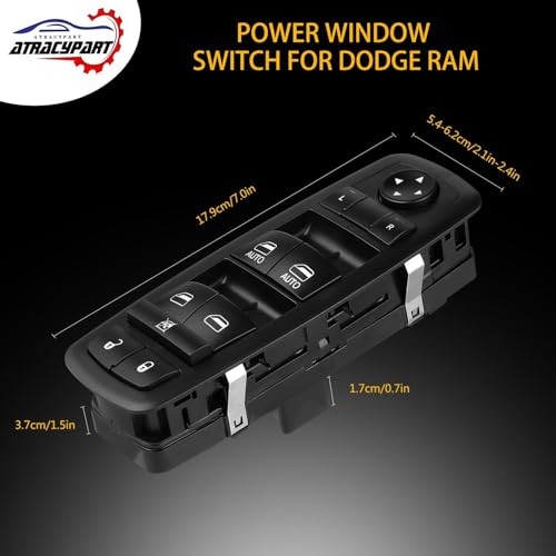 Window Switch Driver Side Master Power Control Button 3Pins + 9 Pins |