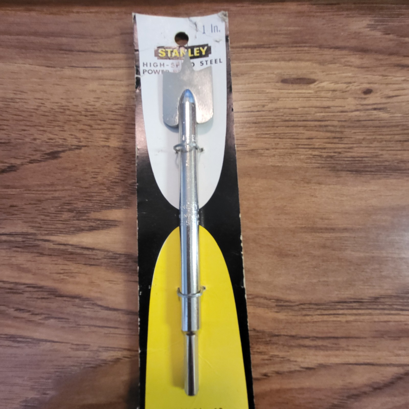 Stanley #215 1″ High-Speed Steel Power Drill Bit New In Package USA made