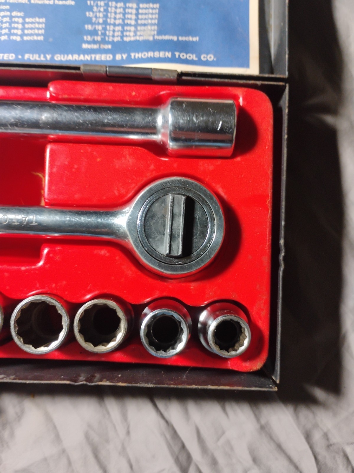 vintage thorsen allied tools tat half inch drive socket