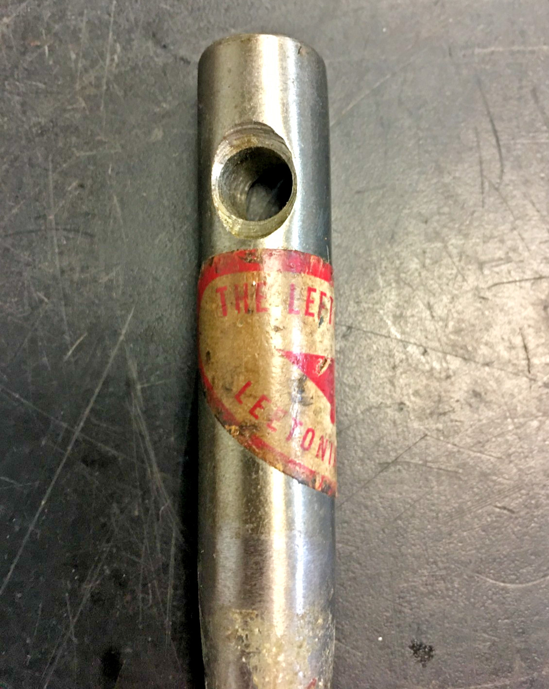 THE LEETONIA TOOL CO. PLUMB BOB 6″ LONG, USA OHIO