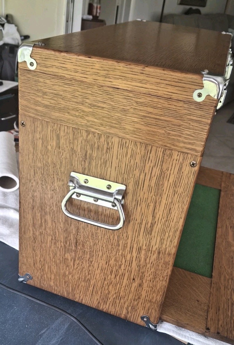 H Gerstner & Sons KY12 Walnut 9 Drawer Toolbox. Excellent Condition. W/Key