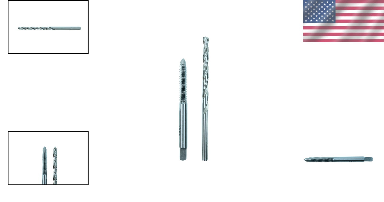 Precision Tap and Drill Set 10-24 NC – High Speed Steel, 25 Pieces Included