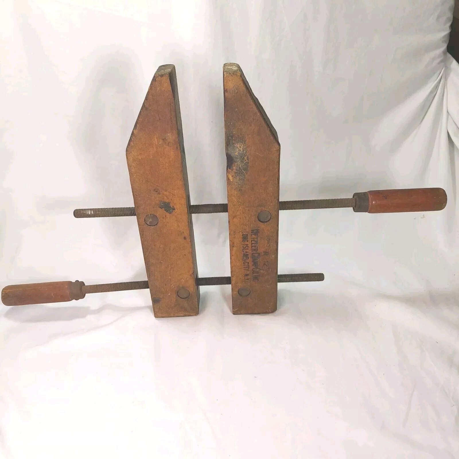 Wetzler R12 12” Wood Clamp Vintage Long Island City NYC Tools Used